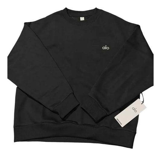 alo - CREWNECK BLACK