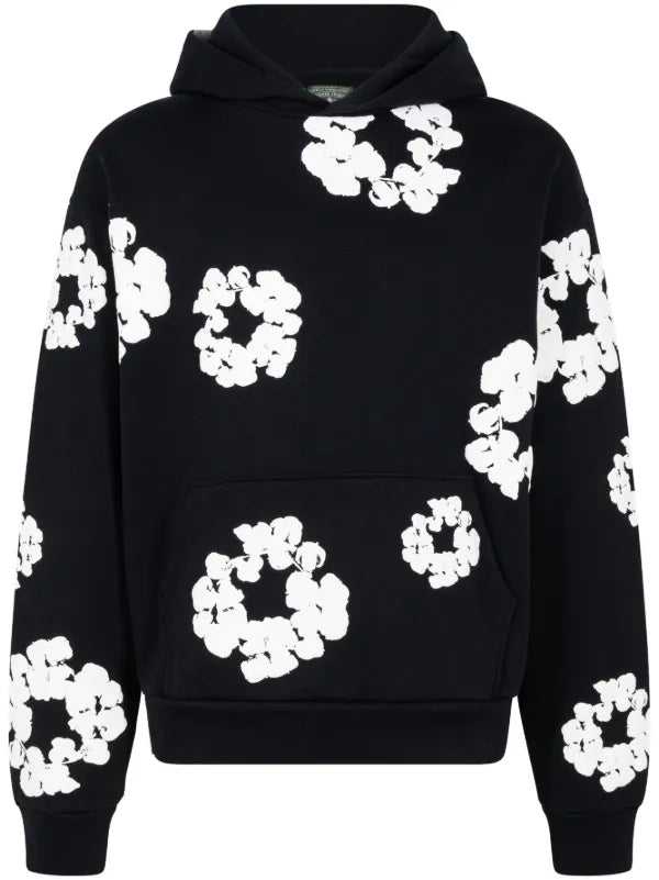DENIM TEARS - HOODIE BLACK & WHITE
