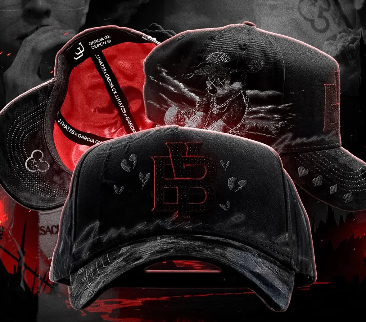 YSRAEL BARAJAS x JJ HATS NEGRA