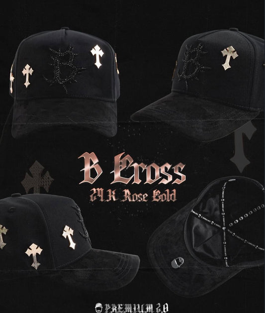 Barbas Hats - Premium 2.0 B Cross Rose Gold Full Set