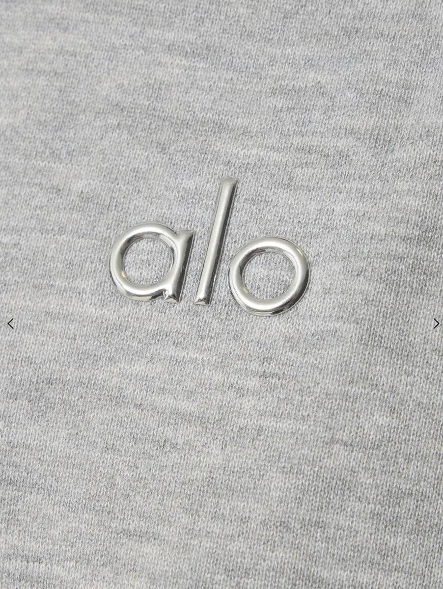 alo - HOODIE YOGA GRAY