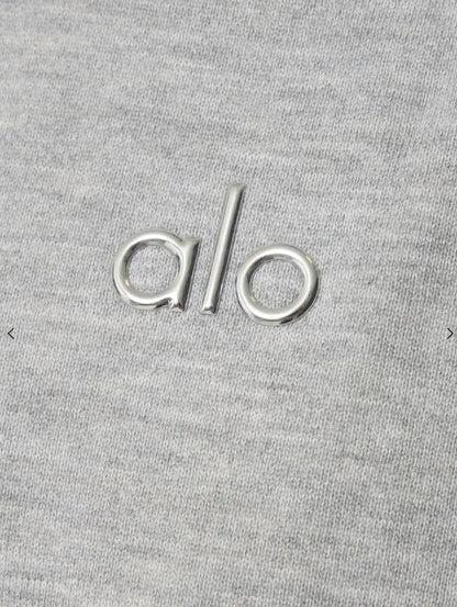 alo - HOODIE YOGA GRAY
