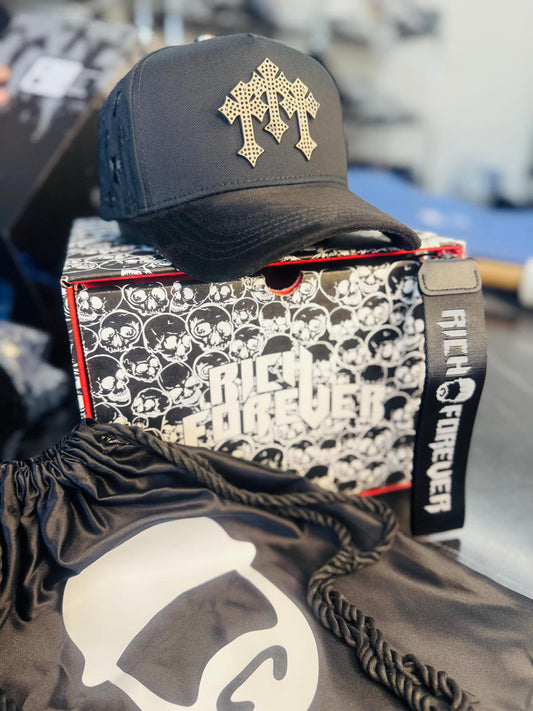 CHROME FULL BLACK BARBAS HATS