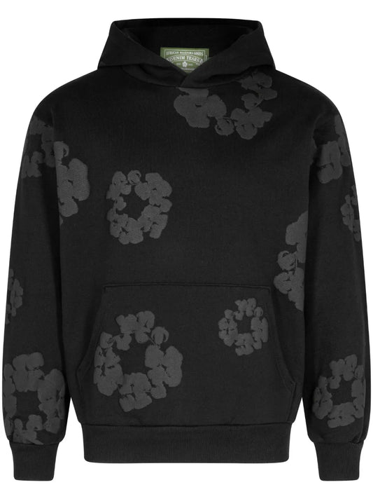 DENIM TEARS - HOODIE TOTAL BLACK