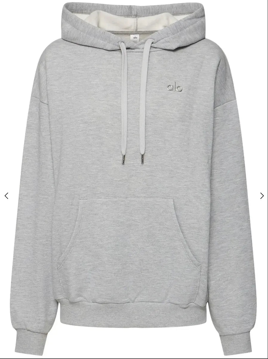 alo - HOODIE YOGA GRAY