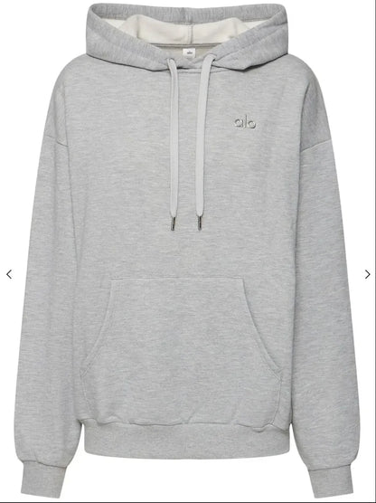 alo - HOODIE YOGA GRAY