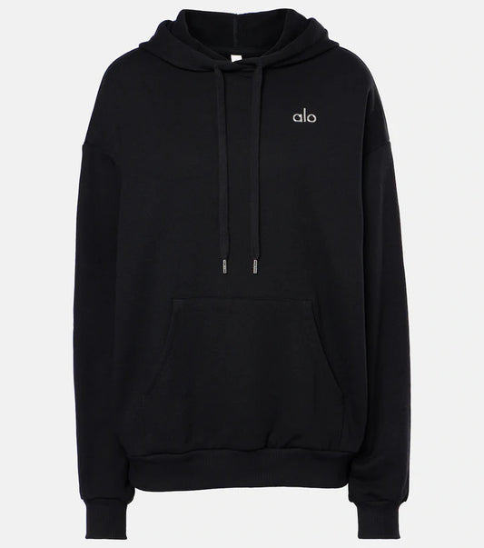 alo - HOODIE YOGA BLACK
