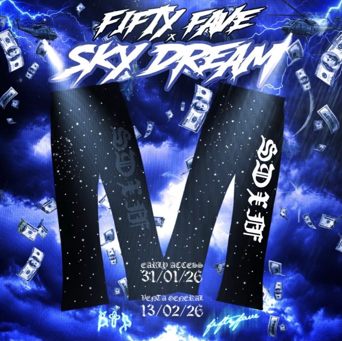 FIFTY FAVE - PANTS SKY DREAM