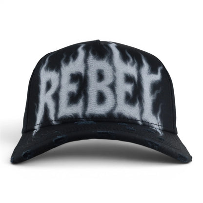 REBEL HATS - MASK OFF BLACK FULL SET