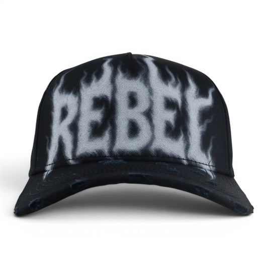 REBEL HATS - MASK OFF BLACK FULL SET