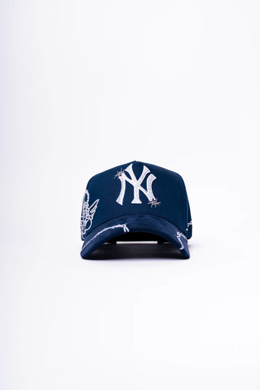 GORRA SMHATZZ - "NY BARBED WINGS BLUE"