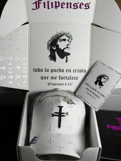 JC CAPS - FILIPENSES 4:13 BLANCA FULL SET